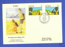 SCOUTS - SCOUTING - IRELAND 1977 - FDC EIRE - Covers & Documents