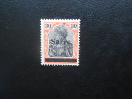 SARRE : N° 10 Neuf* (charnière) - Unused Stamps