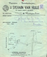 Prijslijst Landbouw Boomkwekerijen Pépinières Sylvain Van Hulle Maldegem Kleit 1964 - 65 - Landwirtschaft