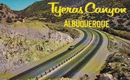Scenic Tijeras Canyon And Famous U S Highway 66 Approaching Albuqerque New Mexico - Albuquerque