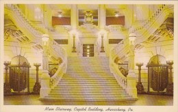Mian Stairway Capitol Building Harrisburg Pennsylvania - Harrisburg
