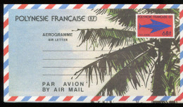 0500 -   Polynésie - Aérogramme N° 8 - Aerograms
