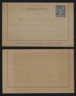 TYPE SAGE /1887  CARTE LETTRE. - ENTIER POSTAL / COTE 10.00 € (ref 2805) - Kartenbriefe
