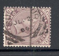 INDIA, Squared Circle Postmark ´SULTANPUR´ On Q Victoria Stamp - 1882-1901 Empire