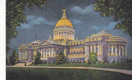 Mississippi Jackson New State Capitol Building At Night - Jackson