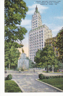 Greetings Memphis Court Square Fountain And Columbian Mutual Tower - Memphis