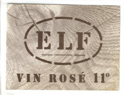 LOT 4 ETIQUETTES BOUTEILLE VIN ELF ESTOS (Pyrénées Atlantiques) - Rouge Supérieur 11°,Rosé 11°, Rigoulet 9,5°, Rosé MAY - Collezioni & Lotti