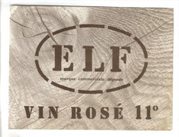 LOT 4 ETIQUETTES BOUTEILLE VIN ELF ESTOS (Pyrénées Atlantiques) - Rouge Supérieur 11°,Rosé 11°, Rigoulet 9,5°, Rosé MAY - Colecciones & Series