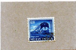 1966 India - Locomotiva - Used Stamps