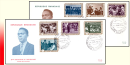 Rwanda 0474/81(o) FDC  Independance - 1970-79: FDC