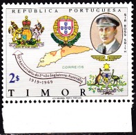 TIMOR - 1969,  50.º  Aniversário Do 1.º Vôo Inglaterra-Austrália.   2$    D. 14  (*) MNG  MUNDIFIL  Nº 355 - Timor