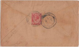 King George V, Straits Settlements, Commercial Cover, Penang To India, As Per The Scan - Straits Settlements