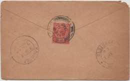 King George V, Straits Settlements, Commercial Cover, Penang To India, As Per The Scan - Straits Settlements