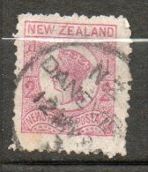 N ZELANDE Victoria 1/2p Rose 1873 N°38 - Used Stamps