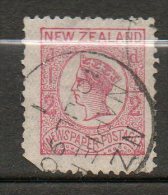 N ZELANDE Victoria 1/2p Rose 1873 N°38 - Used Stamps