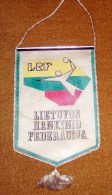 LITHUANIA HANDBALL FEDERATION , FLAG 100 X 150 Mm - Handbal