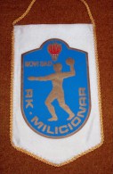 HANDBALL CLUB MILICIONER , NOVI SAD , FLAG 100 X 170 Mm - Handball