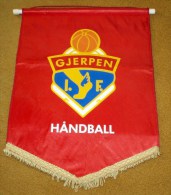 HANDBALL CLUB GJERPEN , NORWAY , FLAG 290 X 400 Mm - Handball