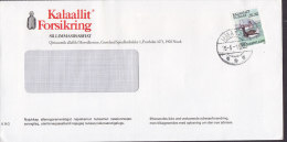 Greenland KALAALLIT FORSIKRING (Insurrance) UMANAK 1989 Cover Brief Bird Vogel Oiseau Stamp - Brieven En Documenten