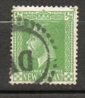 N ZELANDE  Georges V 1915-21  N°163 - Used Stamps