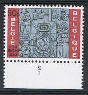 Belgie OCB 1271 (**) Met Plaatnummer 2. - 1961-1970