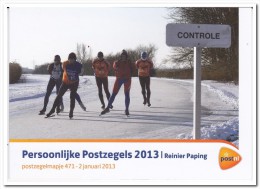 Nederland 2013, Postfris MNH, Folder 471, Reinier Paping, Ice Skating - Ungebraucht