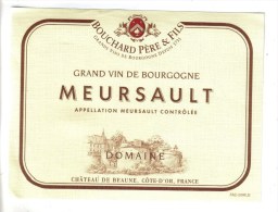 LOT 3 ETIQUETTES BOUTEILLE VIN - Bourgogne Meursault Et Gzvrey Chambertin, Beaune 1er Cru Beaune Du Chateau - Colecciones & Series