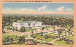 Cleveland Museum Of Art And Fine Arts Garden Cleveland Ohio 1953 - Cleveland