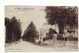 Cpa  Poix   Route D'abbeville - Poix-de-Picardie