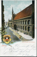 GERMANY LÜBECK 1901 VINTAGE POSTCARD - Luebeck