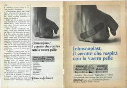 1967 - Cerotto JOHNSONPLAST (johnson & Johnson) - 2 Pag. Pubblicità 13 X 18 Cm. - Magazines