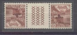 SWISS SCHWEIZ SWITZERLAND SUISSE 1939 TETE-BECHE PAIR MI 242 Y MLH - Tête-bêche