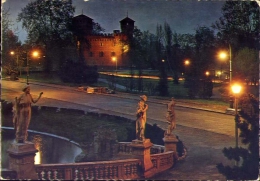 Torino - Di Notte - Parco Del Valentino - 150-34 - Formato Grande Viaggiata - Parques & Jardines