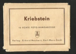 KRIEBSTEIN LEPORELLO 10 Echte Foto-Handabzüge Sachsen Mittelsachsen Waldheim Döbeln - Waldheim