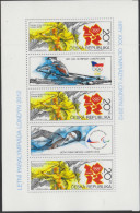 O) 2012 CZECH REPUBLIC, GAMES OF THE XXX OLYMPIAD LONDON, MNH - Unused Stamps