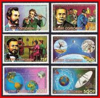 COMOROS/COMORO IS. 1976 BELL Telephone SC#196-201 MNH CV$10.00 SPACE - Collections