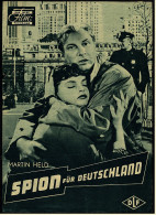 Das Neue Film-Programm Von Ca. 1956  -  "Spion Für Deutschland"  -  Mit Martin Held , Nadja Tiller - Magazines