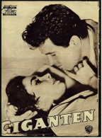 Das Neue Film-Programm Von Ca. 1956  -  "Giganten"  -  Mit James Dean , Elizabeth Taylor - Magazines