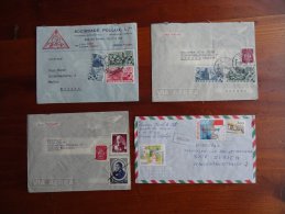 PORTUGAL NICE GROUP OF COVERS TO SWITZERLAND 1944-80 - Lettres & Documents