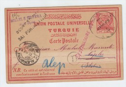 Turkey Syria ALEP POSTAL CARD - Lettres & Documents