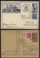 SLOVAKIA / HUNGARY, TWO STATIONERY POSTCARDS 1938 And 1941  TO SWITZERLAND, BOTH FROM CASSA / KOSICE - Lettres & Documents