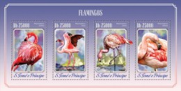 S. Tome&Principe. 2014 Flamingos. (508a) - Flamingo's