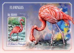 S. Tome&Principe. 2014 Flamingos. (508b) - Fenicotteri