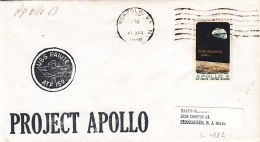 SPACE -  USA - 1970 - APOLLO 13/ PROJECT APOLLO   COVER WITH  NORFOLK   POSTMARK - Etats-Unis