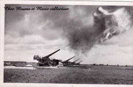 CPSM CARTE PHOTO MILITAIRE MOURMELON LE GRAND TIRS DE CANONS 2230 - Ausrüstung