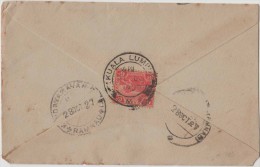 Malay State, Tiger, Commercial Cover, Kualalampur To India, As Per The Scan - Federated Malay States