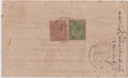 King George V, Straits Settlements, Commercial Cover, Penang To India, As Per The Scan - Straits Settlements