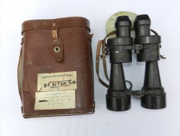 RARES JUMELLES MARINE NATIONALE 1955 HUET PARIS  -  7  X 50 Modéle 1955 - Optics