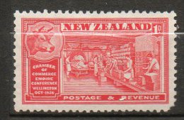 N ZELANDE  1p Rouge 1936  N°228 - Unused Stamps