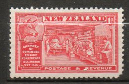 N ZELANDE  1p Rouge 1936  N°228 - Neufs